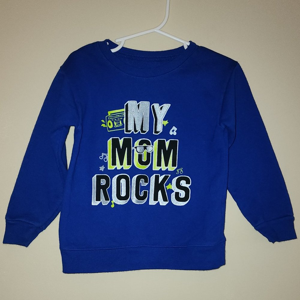 Garanimals Toddler Boy "My Mom Rocks" Fleece Sweatshirt 3T